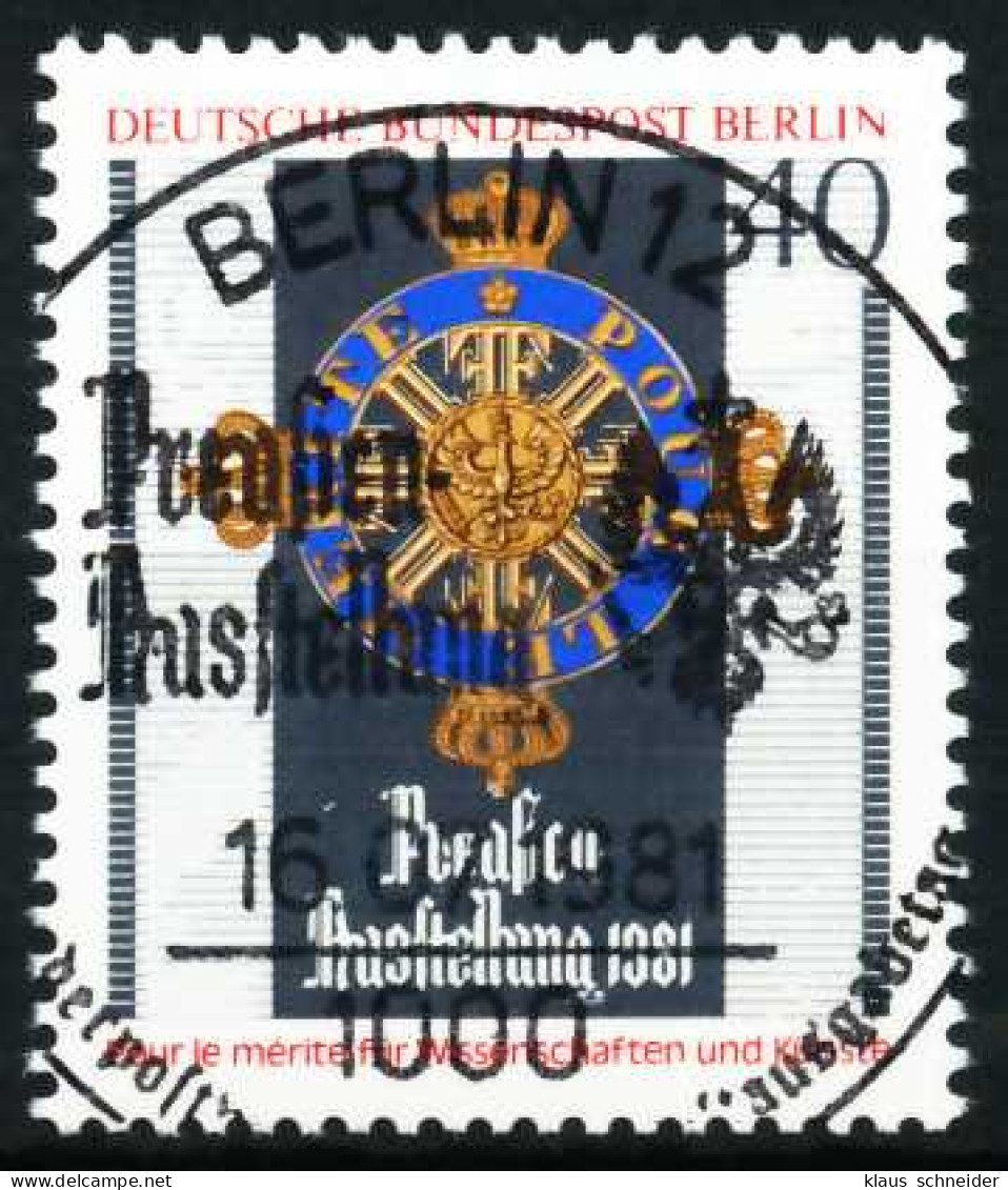 BERLIN 1981 Nr 648 Zentrisch Gestempelt X62122E - Oblitérés
