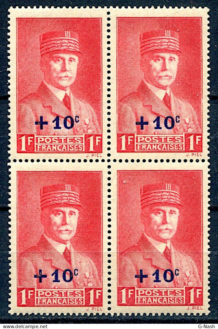 FRANCE - N° 494** - Bloc De 4 Timbres Neufs Sans Charnière - Ongebruikt