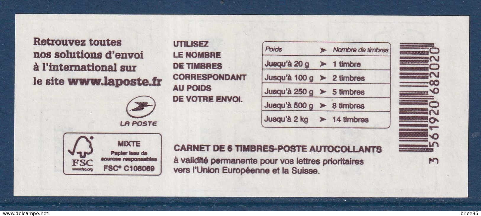 France - YT Carnet N° 1216A C2 ** - Neuf Sans Charnière - 2016 - Andere & Zonder Classificatie