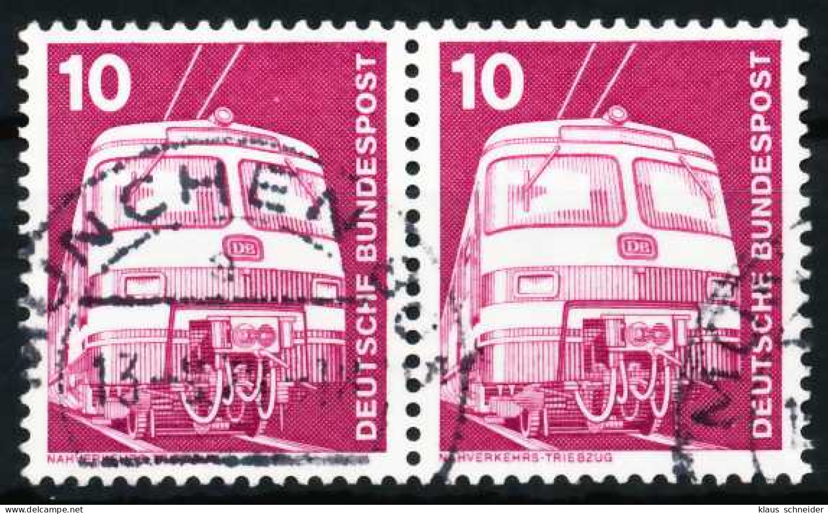 BRD DS INDUSTRIE U. TECHNIK Nr 847 Gestempelt WAAGR PAAR X66C236 - Used Stamps