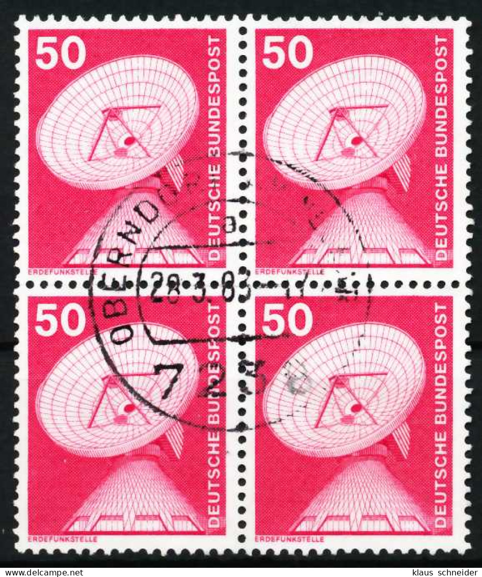 BRD DS INDUSTRIE U. TECHNIK Nr 851 Zentrisch Gestempelt VIER X66C30E - Used Stamps