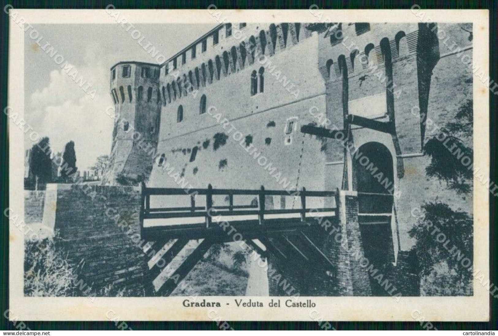 Pesaro E Urbino Gradara Veduta Dal Castello Cartolina RB8338 - Pesaro