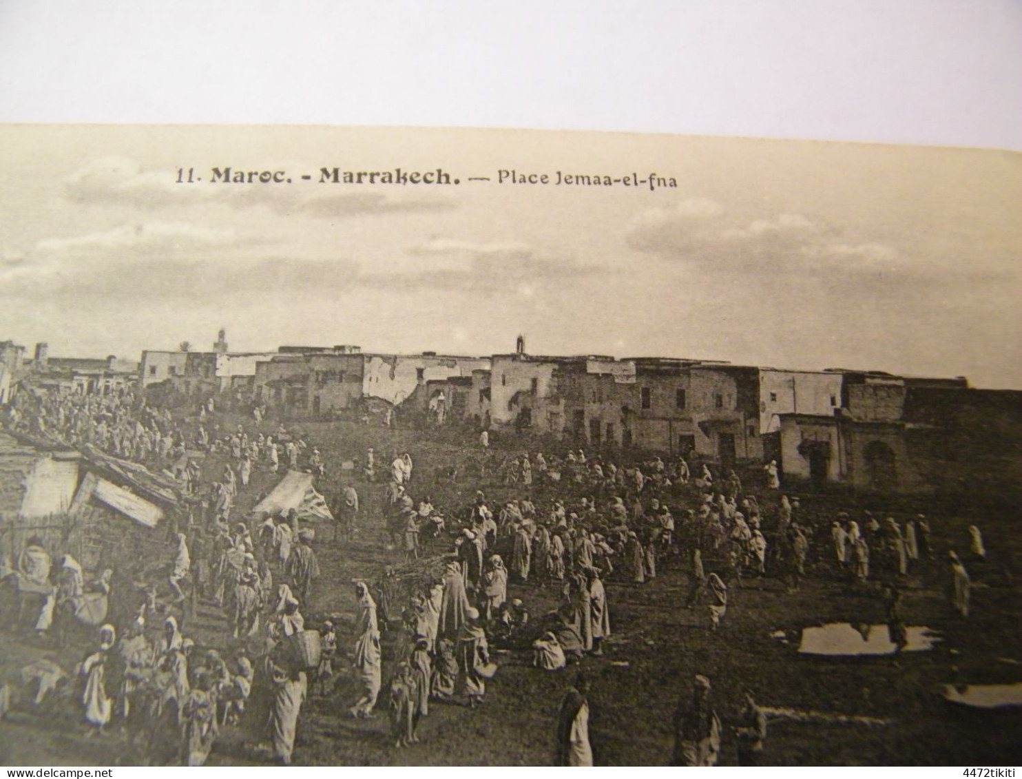 CPA - Afrique - Maroc - Marrakech - Place Jemaa El Fna - 1910 - SUP (HT 45) - Marrakesh