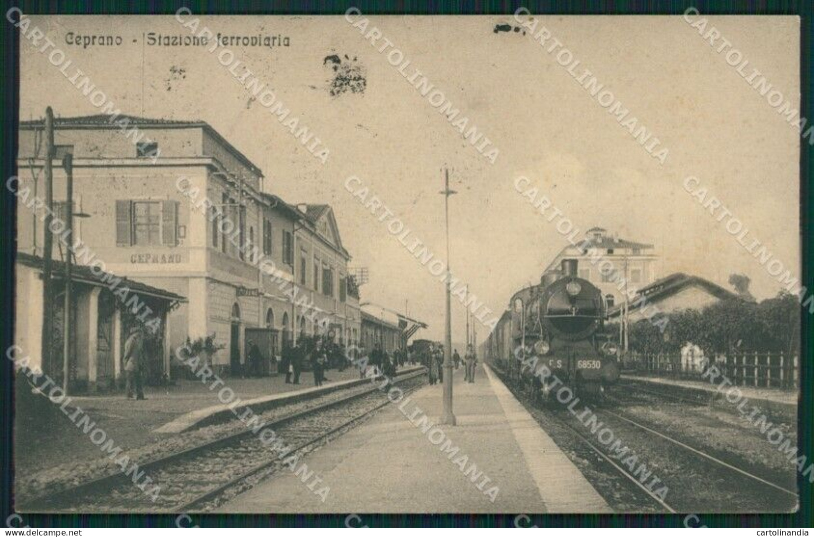 Frosinone Ceprano Stazione Treno Cartolina XB3494 - Frosinone