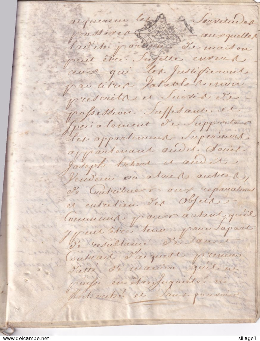 Gen. D'Alençon (Orne 61) Parchemin Du 18e Siècle - Document Velin - Manuscrit De 12 Pages Du 3 Juillet 1780 Vente - Manuscrits