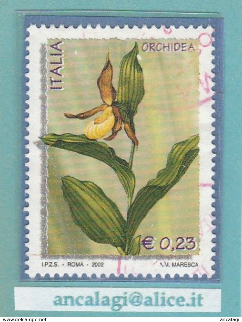 USATI ITALIA 2002 - Ref.0886A "L'AMBIENTE E LA NATURA - ORCHIDEA" 1 Val. - - 2001-10: Gebraucht