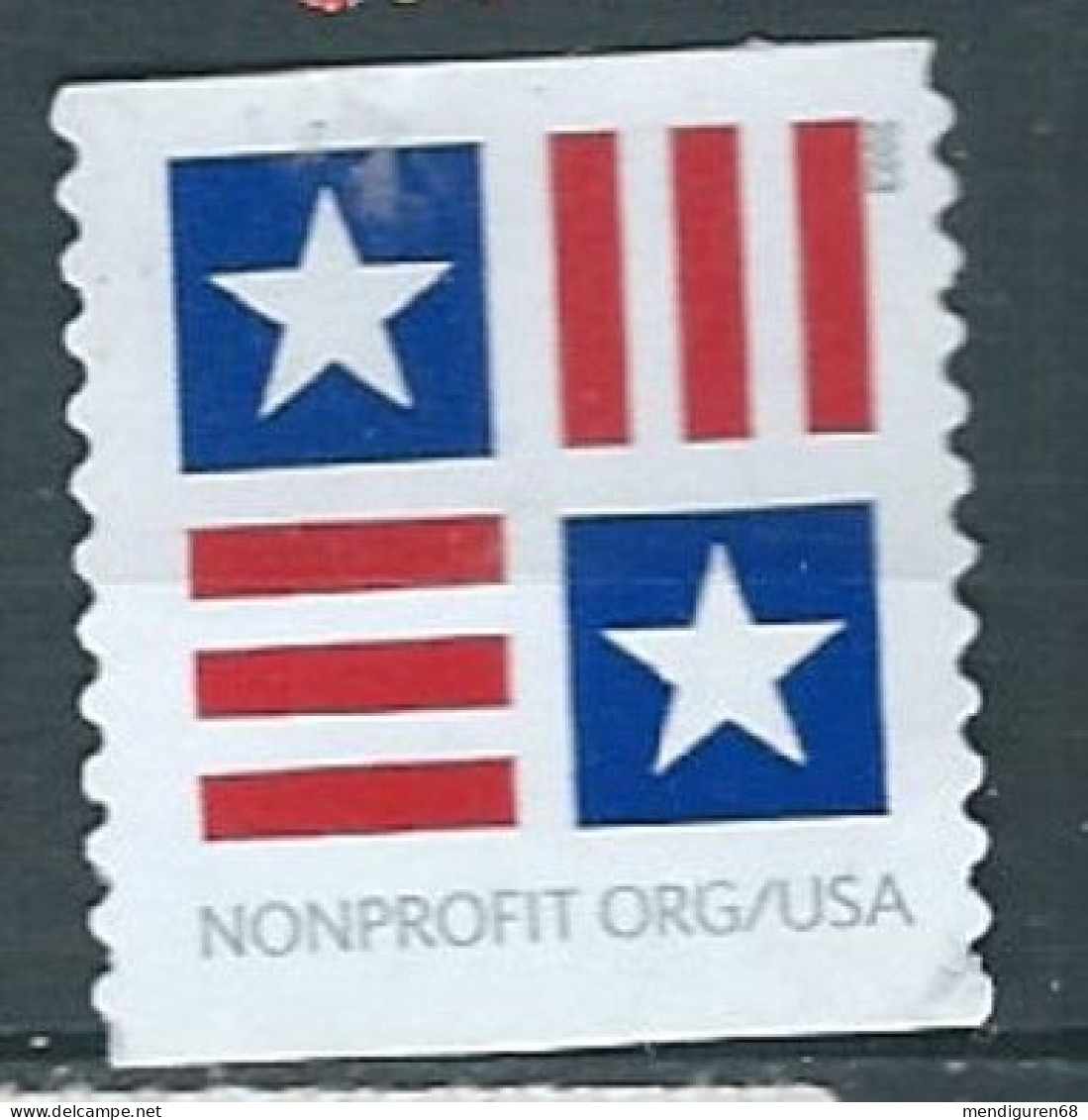 VEREINIGTE STAATEN ETATS UNIS USA 2023 PATRIOTIC BLOCK NONPROFIT USED MI 6013 SN 5756 - Gebraucht