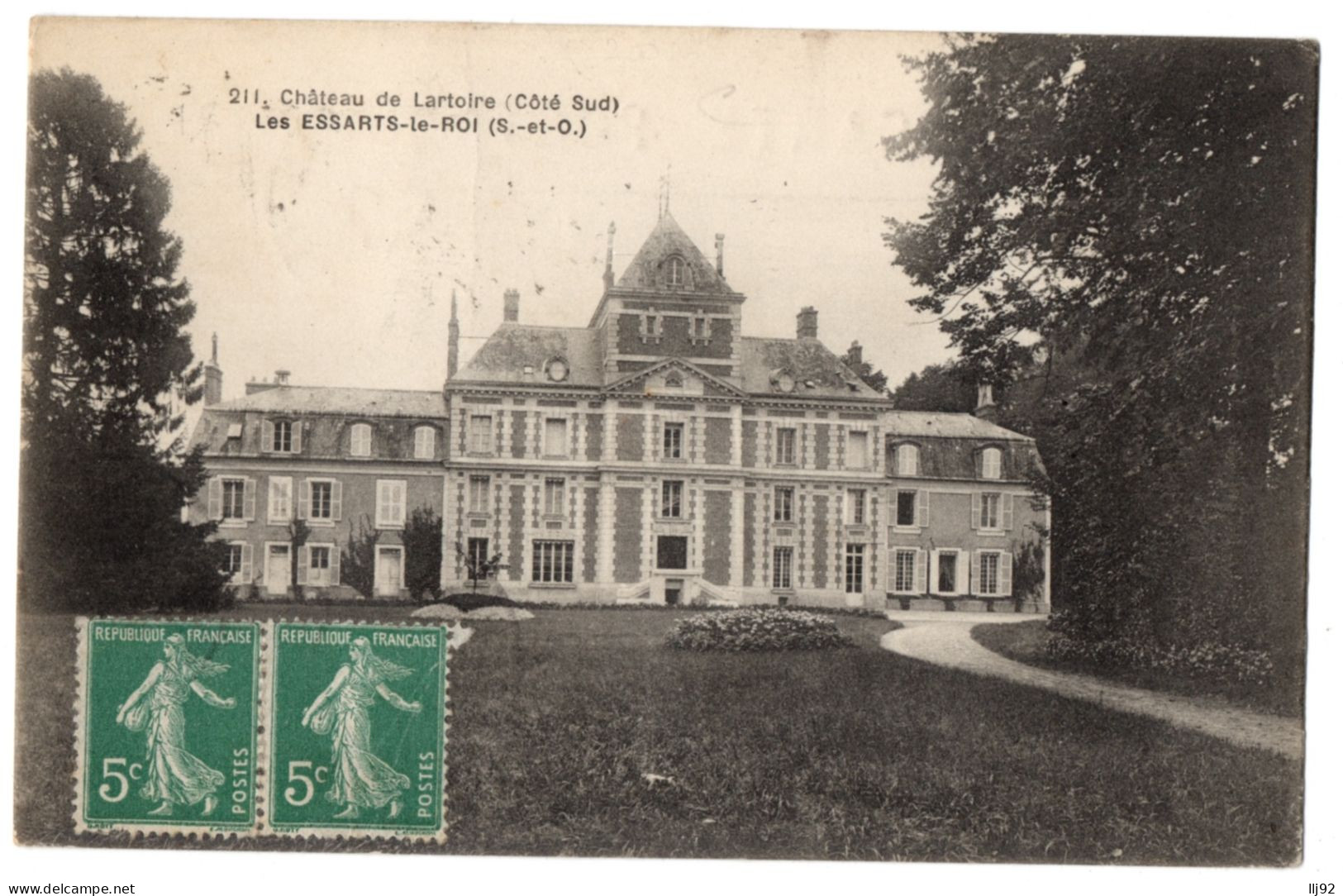 CPA 78 - LES ESSARTS LE ROI (Yvelines) - 211. Château De Lartoire (côté Sud) - Ed. Lagrange - Les Essarts Le Roi