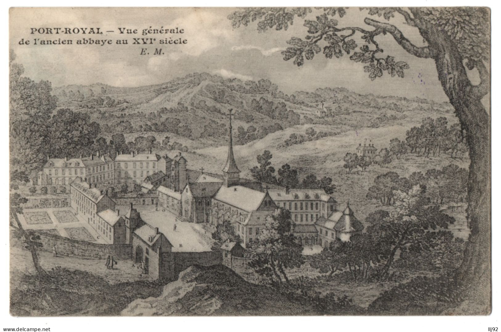 CPA 78 - MAGNY (Yvelines) - PORT ROYAL - Vue Générale De L'Abbaye Au XVIe Siècle - E. M. - Magny-les-Hameaux