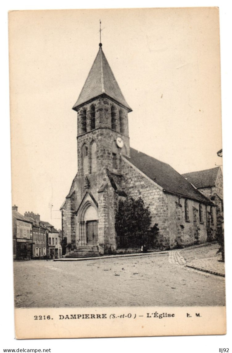 CPA 78 - DAMPIERRE (Yvelines) - 2216. L'Eglise. E. M.  - Dampierre En Yvelines