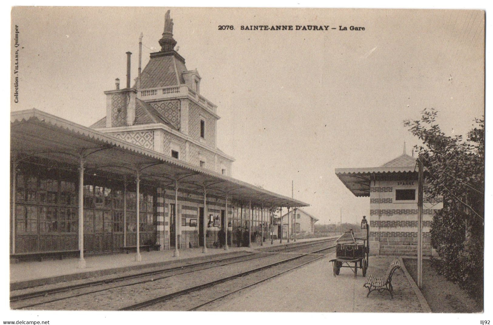 CPA 56 - SAINTE ANNE D'AURAY (Morbihan) - 2076. La Gare. Ed. Villard - Sainte Anne D'Auray