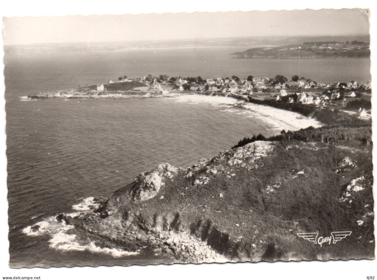 CPSM GF 29 - LOCQUIREC (Finistère) - 3. Plage De Pors-Ar-Viliec. Ed. Artaud - Locquirec