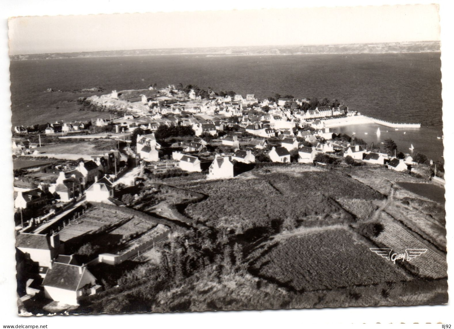 CPSM GF 29 - LOCQUIREC (Finistère) - 6. Le Port Et La Presqu'île. Ed. Artaud - Locquirec