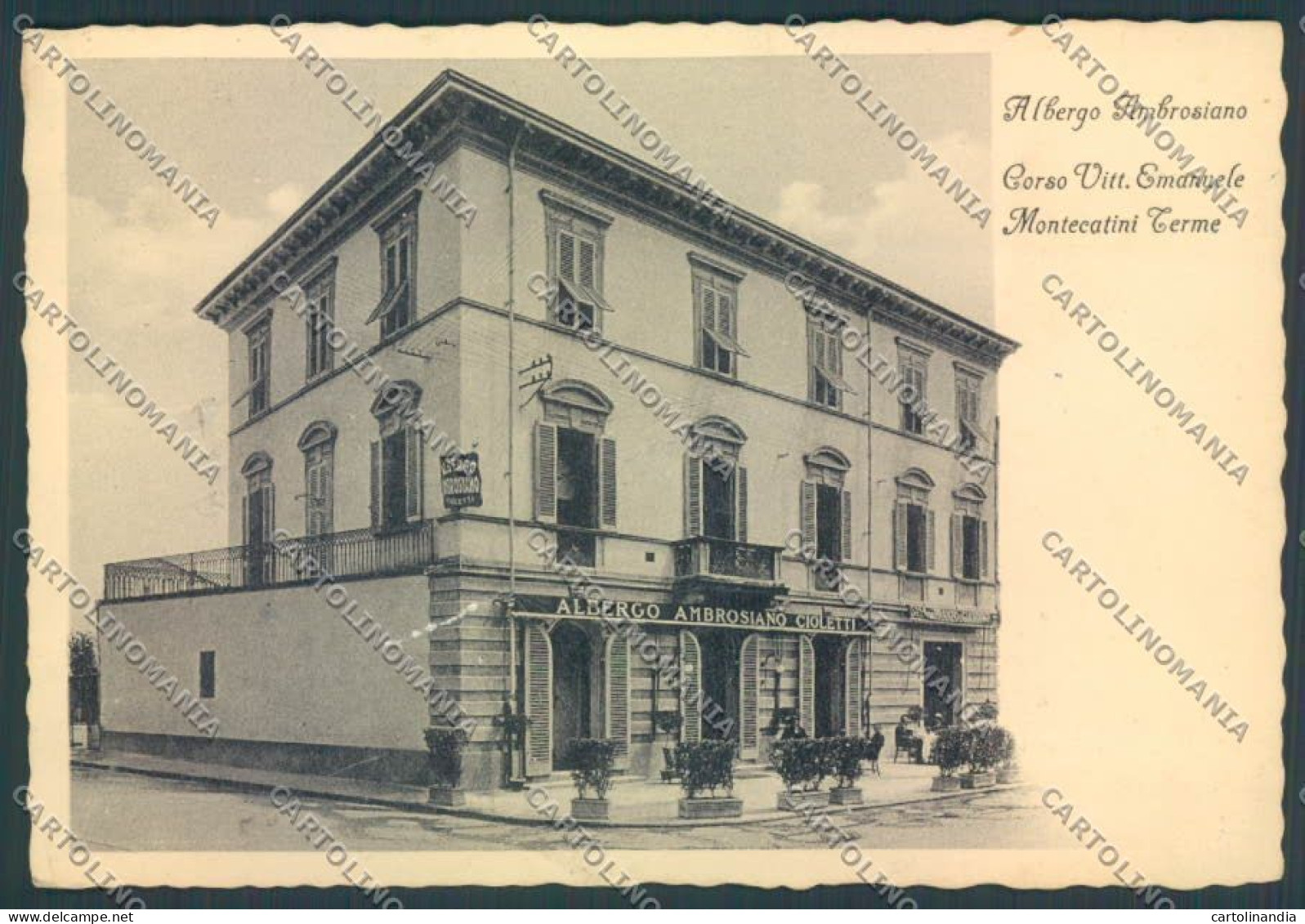 Pistoia Montecatini PIEGHINE FG Cartolina ZF3763 - Pistoia