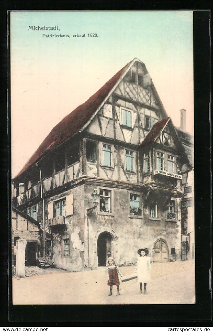 AK Michelstadt, Patrizierhaus Erbaut 1620  - Michelstadt