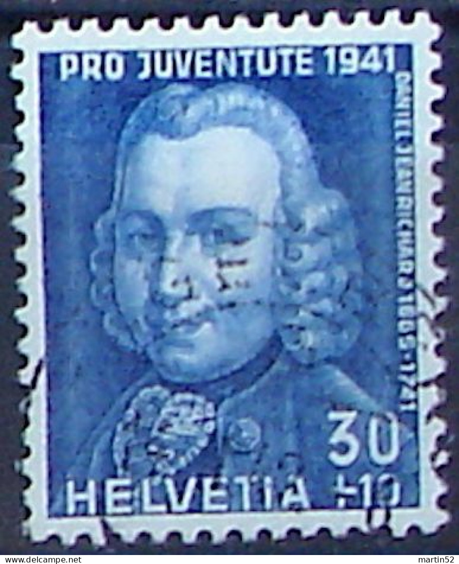 Schweiz Suisse Pro Juventute 1941: Daniel Jeanrichard Zu WI 100 Mi 402 Yv 374 Voll-⊙ ENGELBERG 14.II.42 (Zu CHF 11.00) - Used Stamps