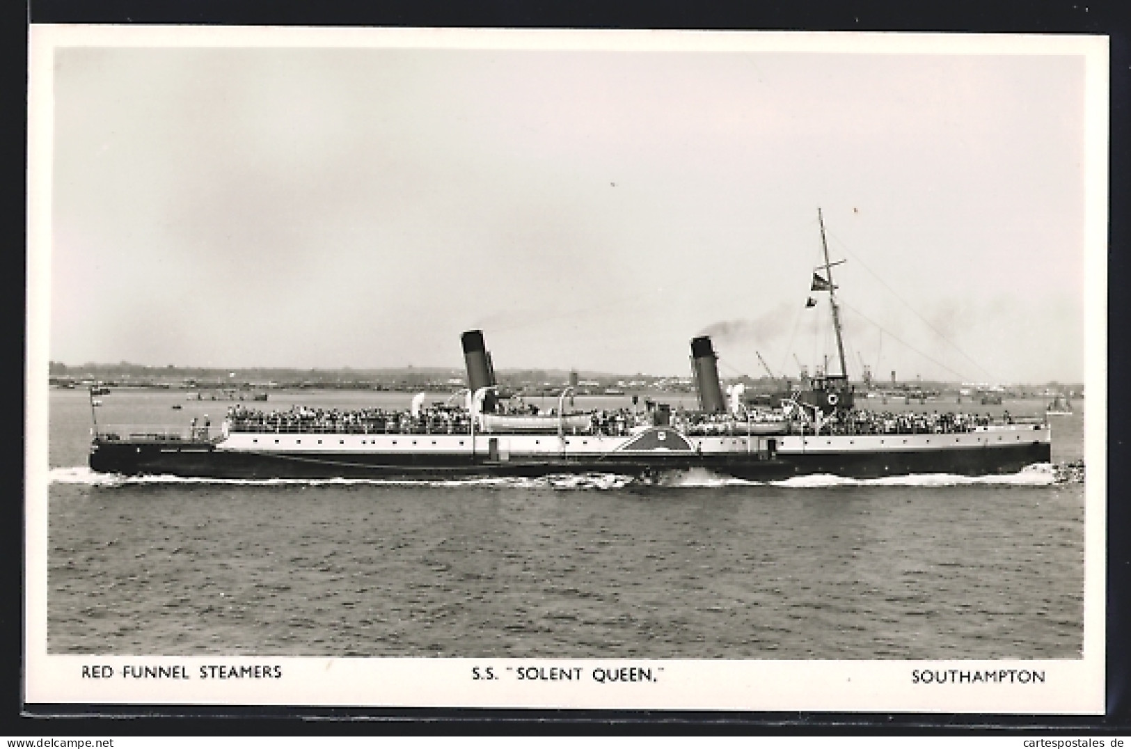 AK Passagierschiff SS Solent Queen In Fahrt  - Steamers