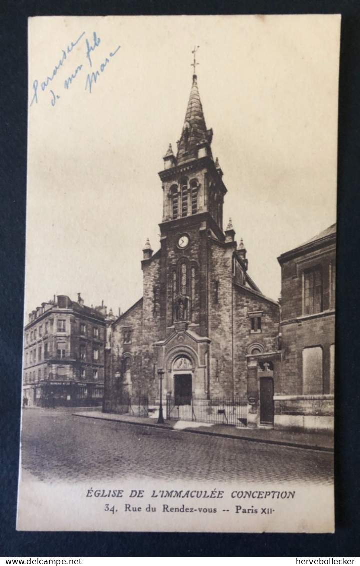 Paris -  Église Immaculée Conception - 75 - Eglises