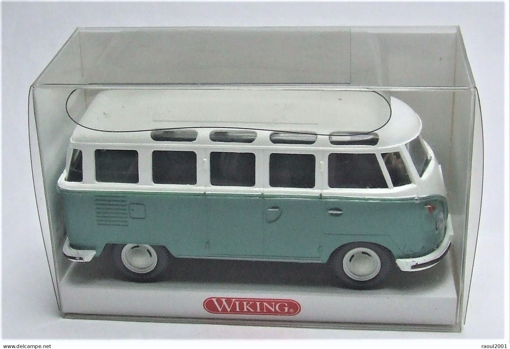 Auto Automobile Voiture Miniature WIKING Germany 1:40 Boîte VOLKSWAGEN VW Bus Samba Combi Split Bulli Transporter - Jouets Anciens