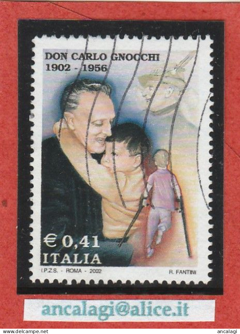 USATI ITALIA 2002 - Ref.0887A "DON CARLO GNOCCHI" 1 Val. - - 2001-10: Gebraucht