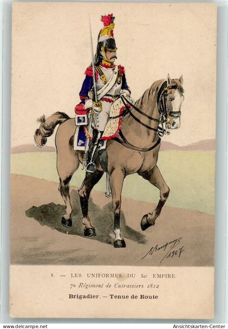 10636704 - Nr. 8 Les Uniformes Du Ier Empire Sign. Eugene Louis  Bucquoy - Weltkrieg 1914-18