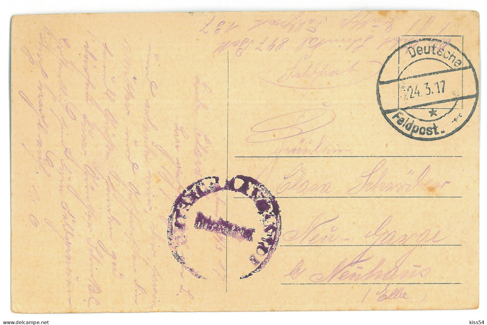 BL 31 - 24499 LIDA, Belarus - Old Postcard, CENSOR - Used - 1917 - Bielorussia