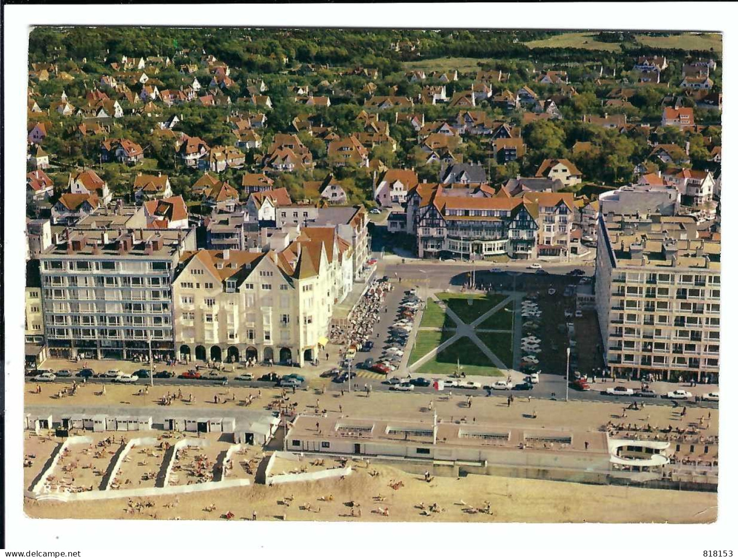 40 KNOKKE-ZOUTE  Zeedijk En Albertplaats 1972 - Knokke