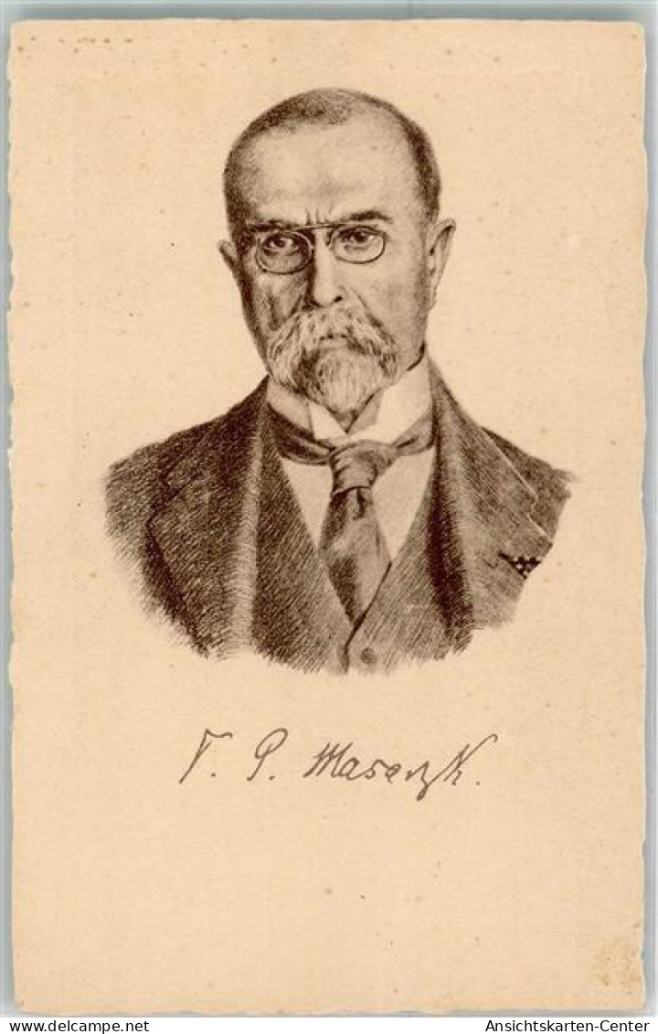 39439504 - Praesident Masaryk Autogramm Tschechien - Persönlichkeiten