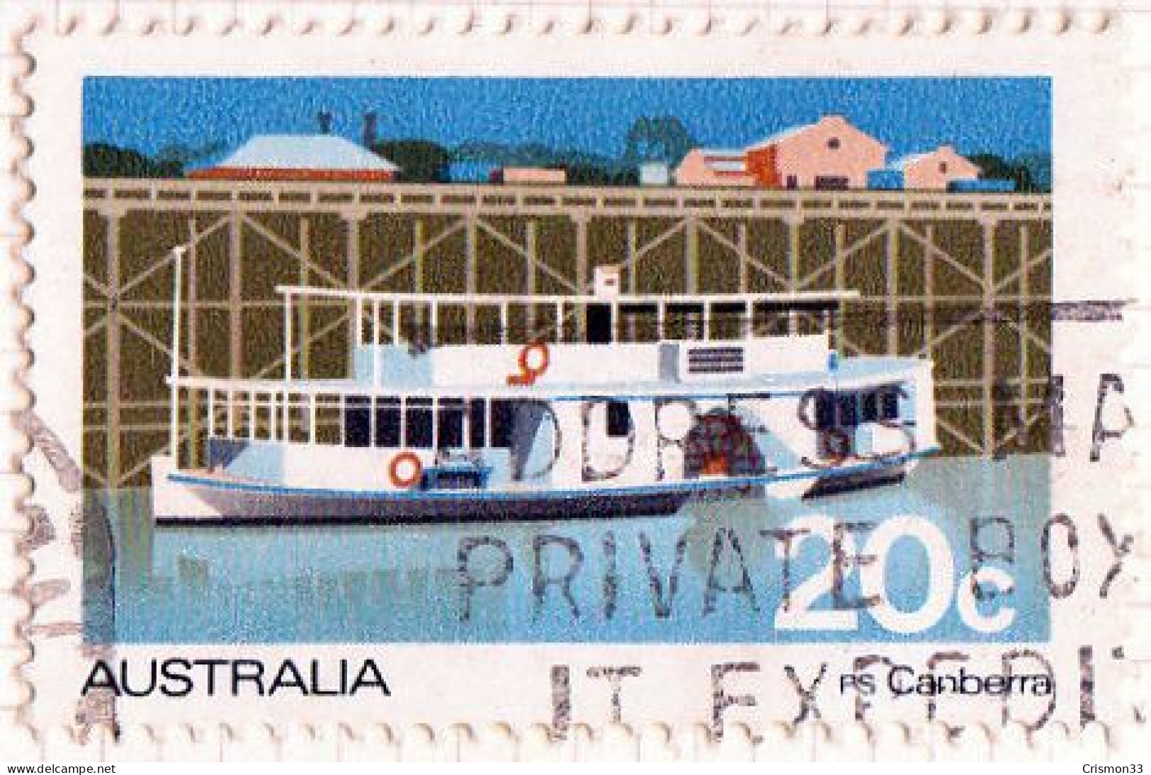 1979 - AUSTRALIA - BARCOS - FERRY PS CANBERRA - YVERT 650 - Altri & Non Classificati