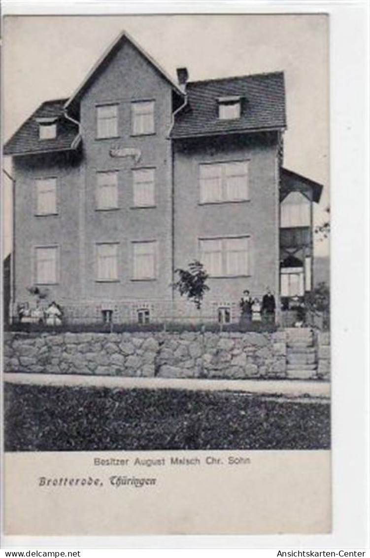 39013604 - Brotterode In Thueringen Mit Villa Gelaufen Und Bahnpoststempel Von 1918, Zug Nr. 1846. Gute Erhaltung. - Schmalkalden