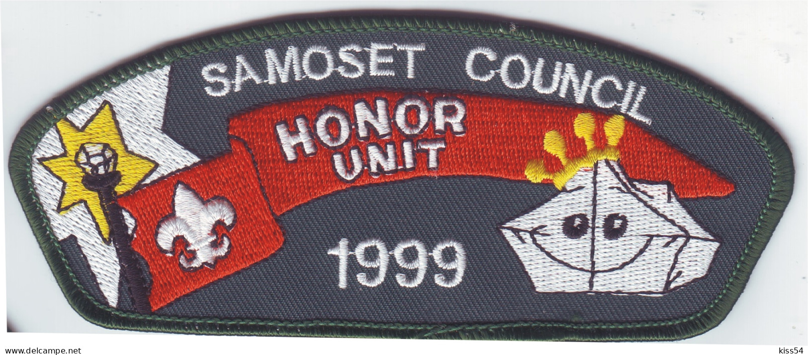 B 30 - 97 USA Scout Badge - Samoset Council, Maine - 1999 - Scouting