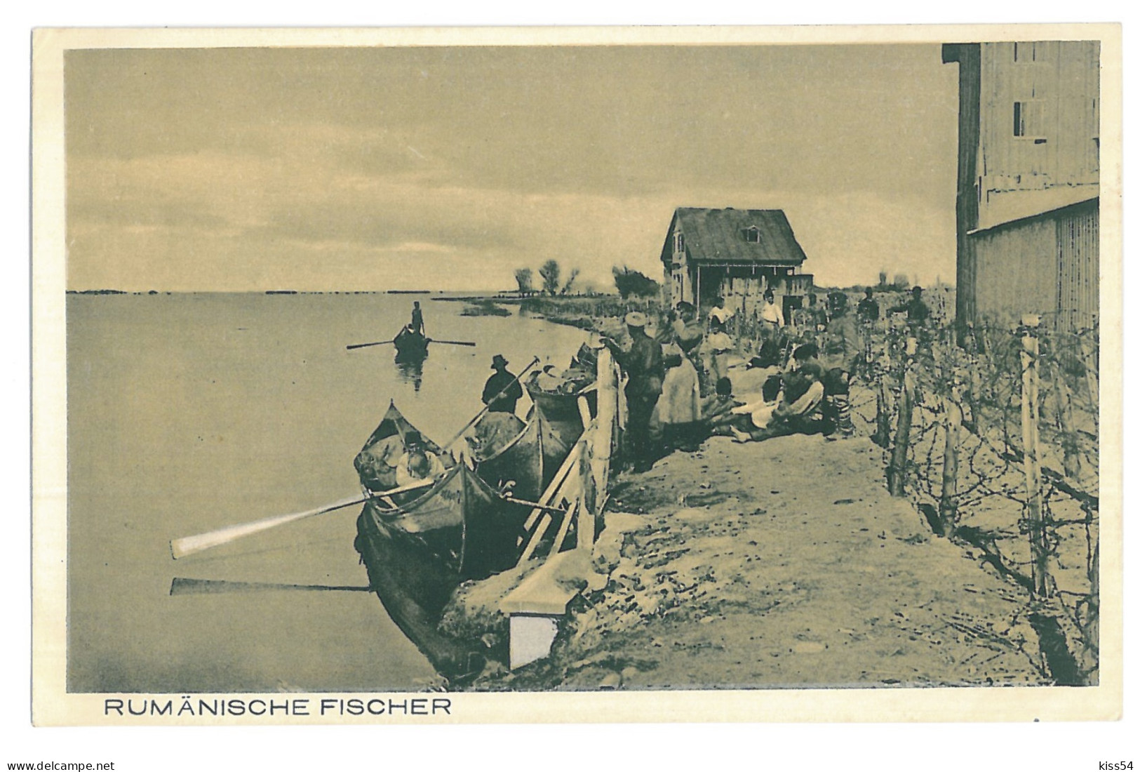 RO 45 - 11844 TULCEA, Rumanien Fishermen, Danube, Romania - Old Postcard - Unused - Romania