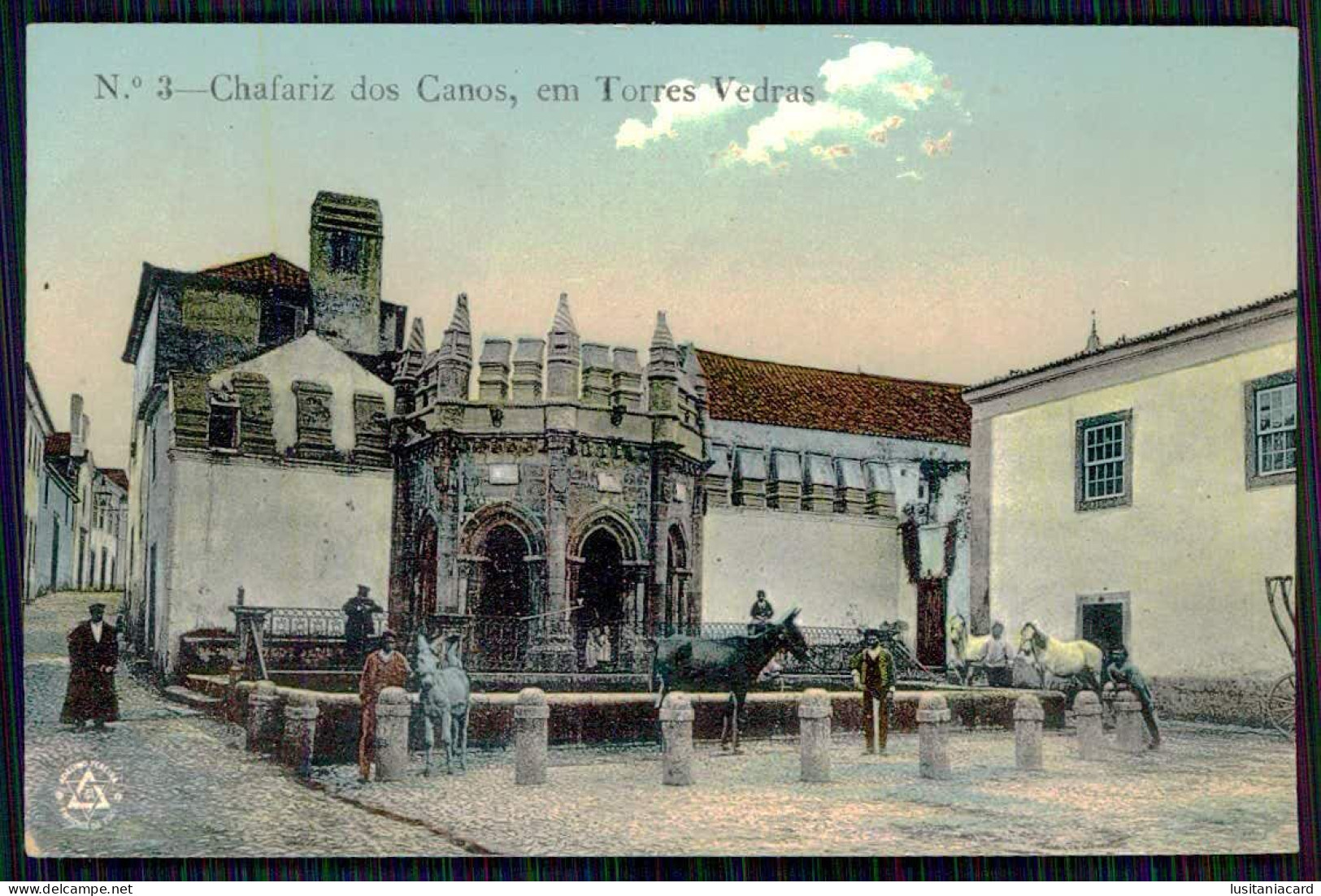 TORRES VEDRAS-CHAFARIZES E FONTES-Chafariz Dos Canos(Ed.Nova Colecção Da Tip. Cabral/Adelino Ferreira Nº 3)carte Postale - Lisboa