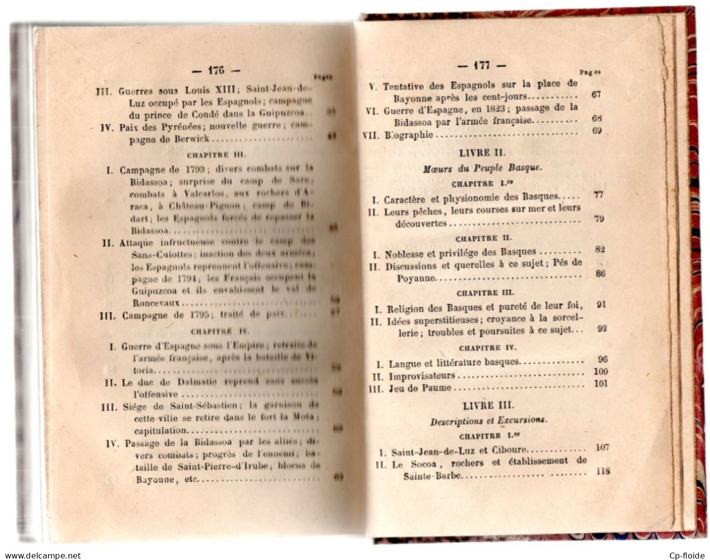 LIVRE . " NOTRE-DAME DE BÉTHARRAM F. ROSSIGNEUX ". " SOUVENIR DE SAINT-JEAN-DE-LUZ J.F. SAMAZEUILH " - Réf. n°294L -