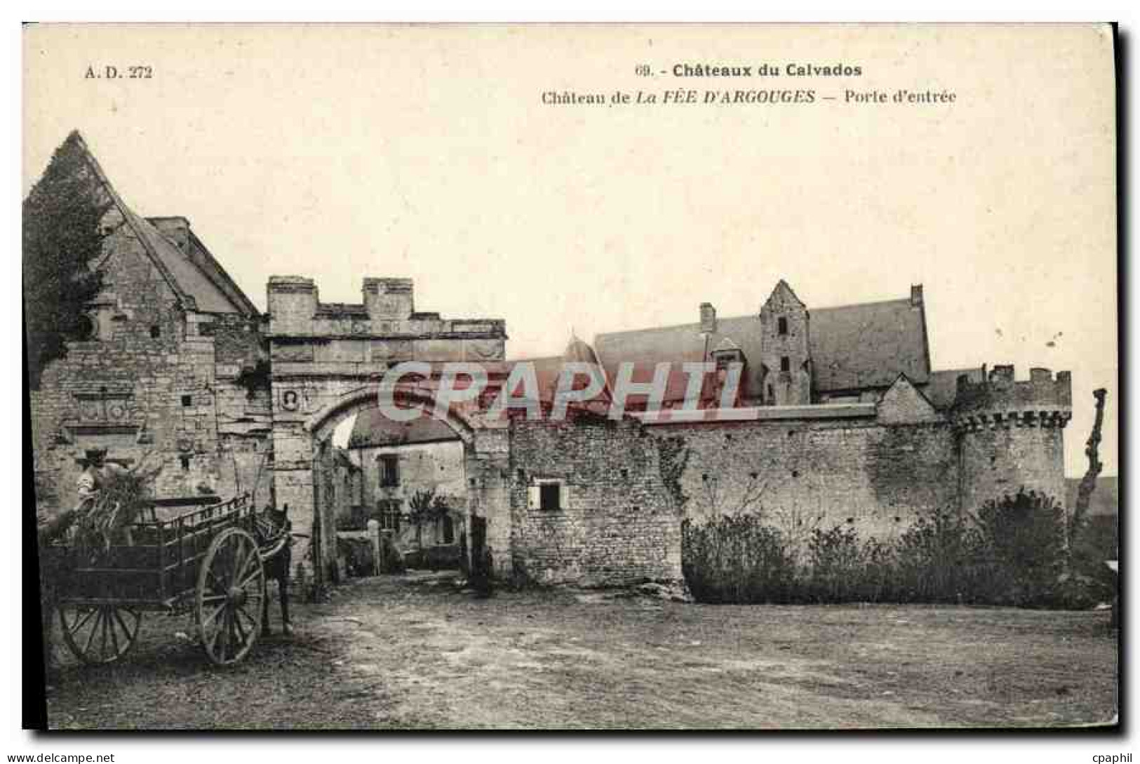 CPA Chateau De La Fee D&#39Argouges Porte D&#39entree  - Other & Unclassified