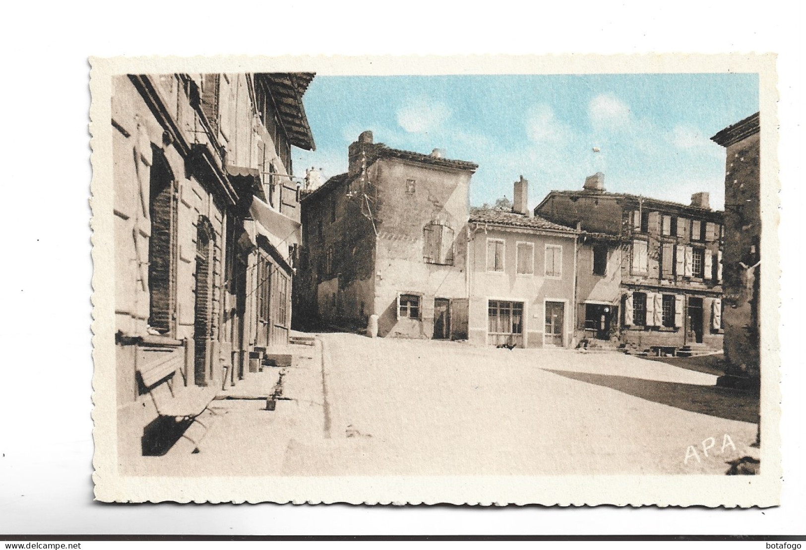 CPA DPT 82 MONTCLAR DE QUERCY, PLACE DU MARCHE DE LA VOLAILLE - Montclar De Quercy