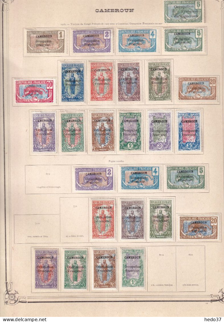 Cameroun - Collection - Neufs Sans Gomme - B/TB - Unused Stamps