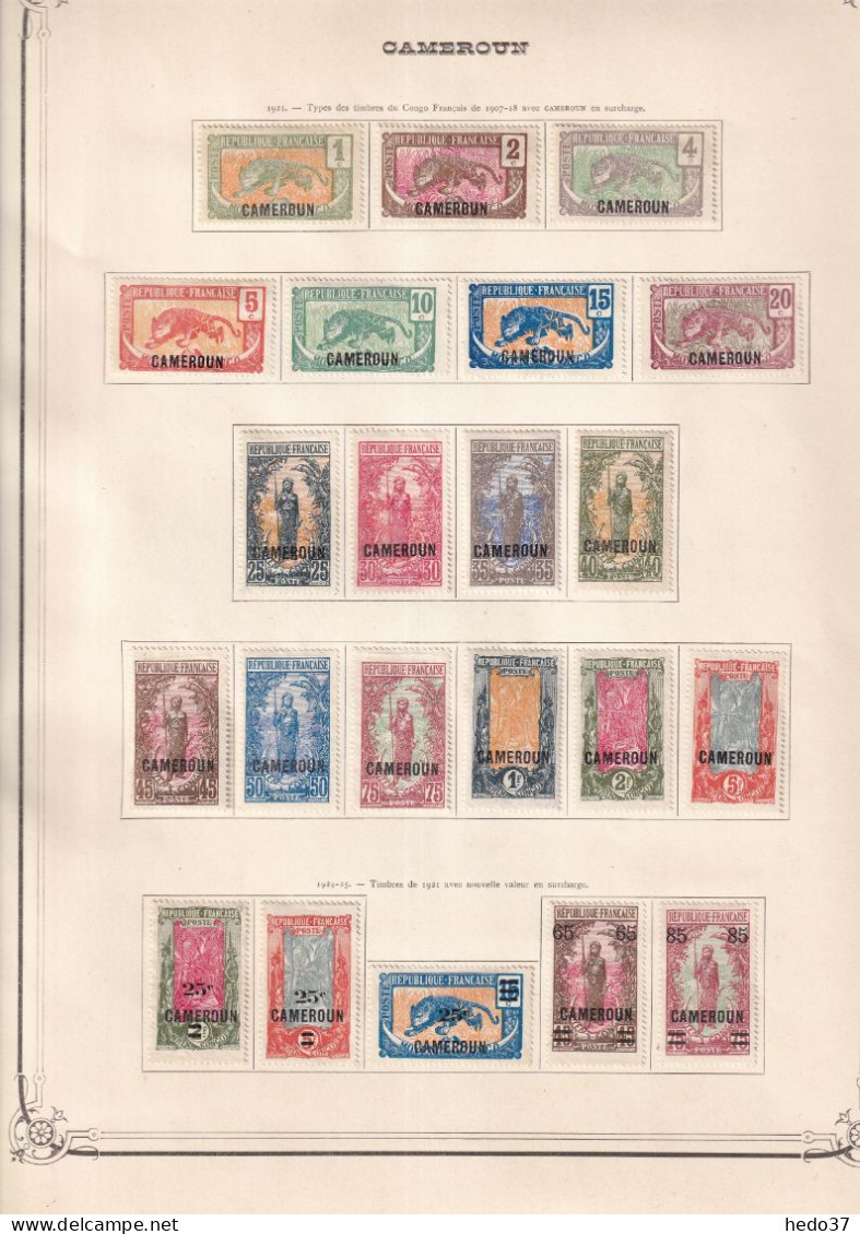 Cameroun - Collection - Neufs Sans Gomme - B/TB - Unused Stamps