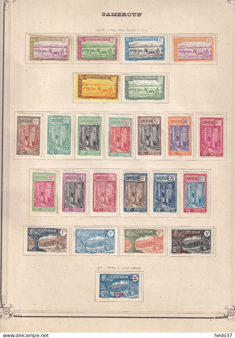 Cameroun - Collection - Neufs Sans Gomme - B/TB - Unused Stamps