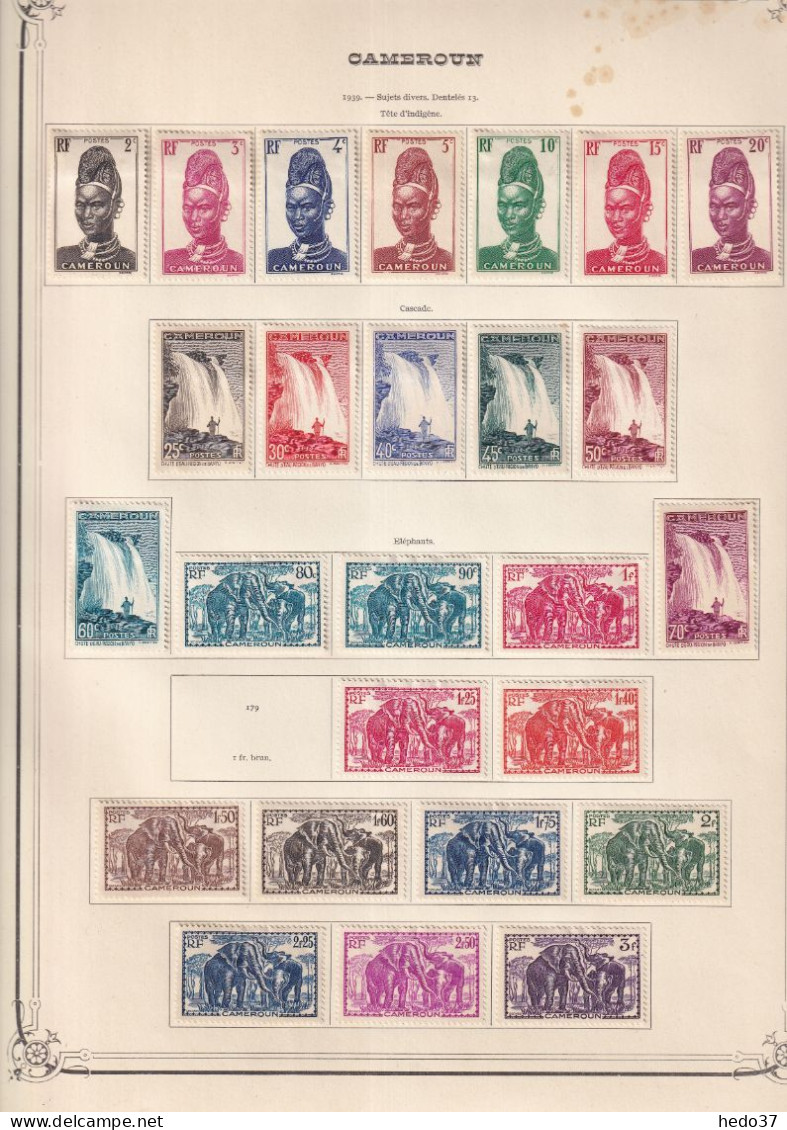 Cameroun - Collection - Neufs sans gomme - B/TB