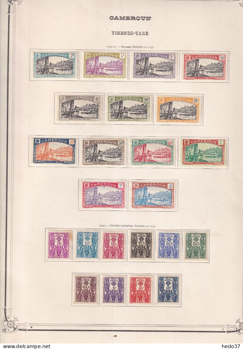 Cameroun - Collection - Neufs sans gomme - B/TB