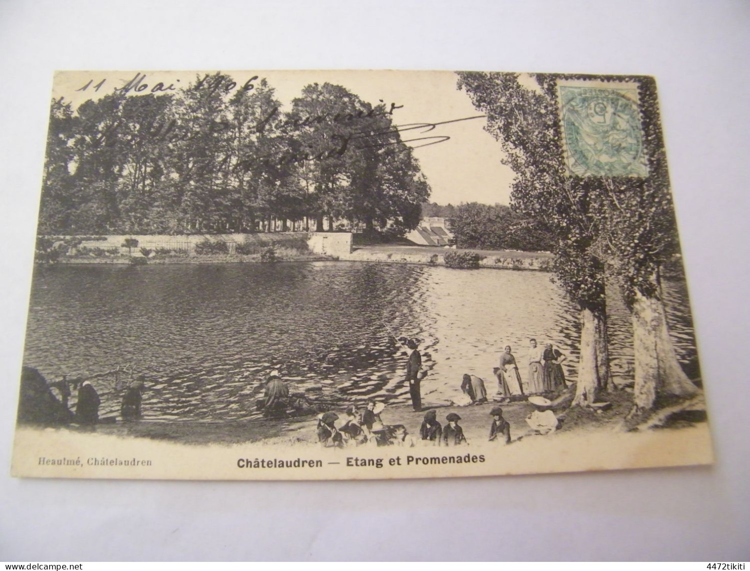 CPA - Châtelaudren (22) - Etang Et Promenades - Animation - 1905 - SUP (HT 50) - Châtelaudren