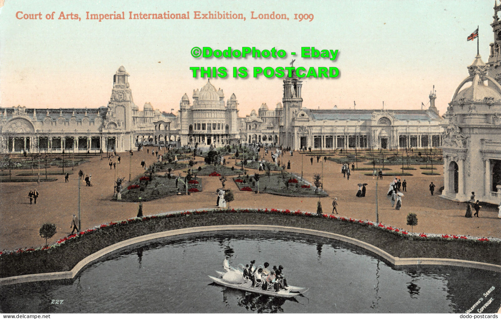 R425489 London. Court Of Arts. Imperial International Exhibition. Valentine. 190 - Other & Unclassified