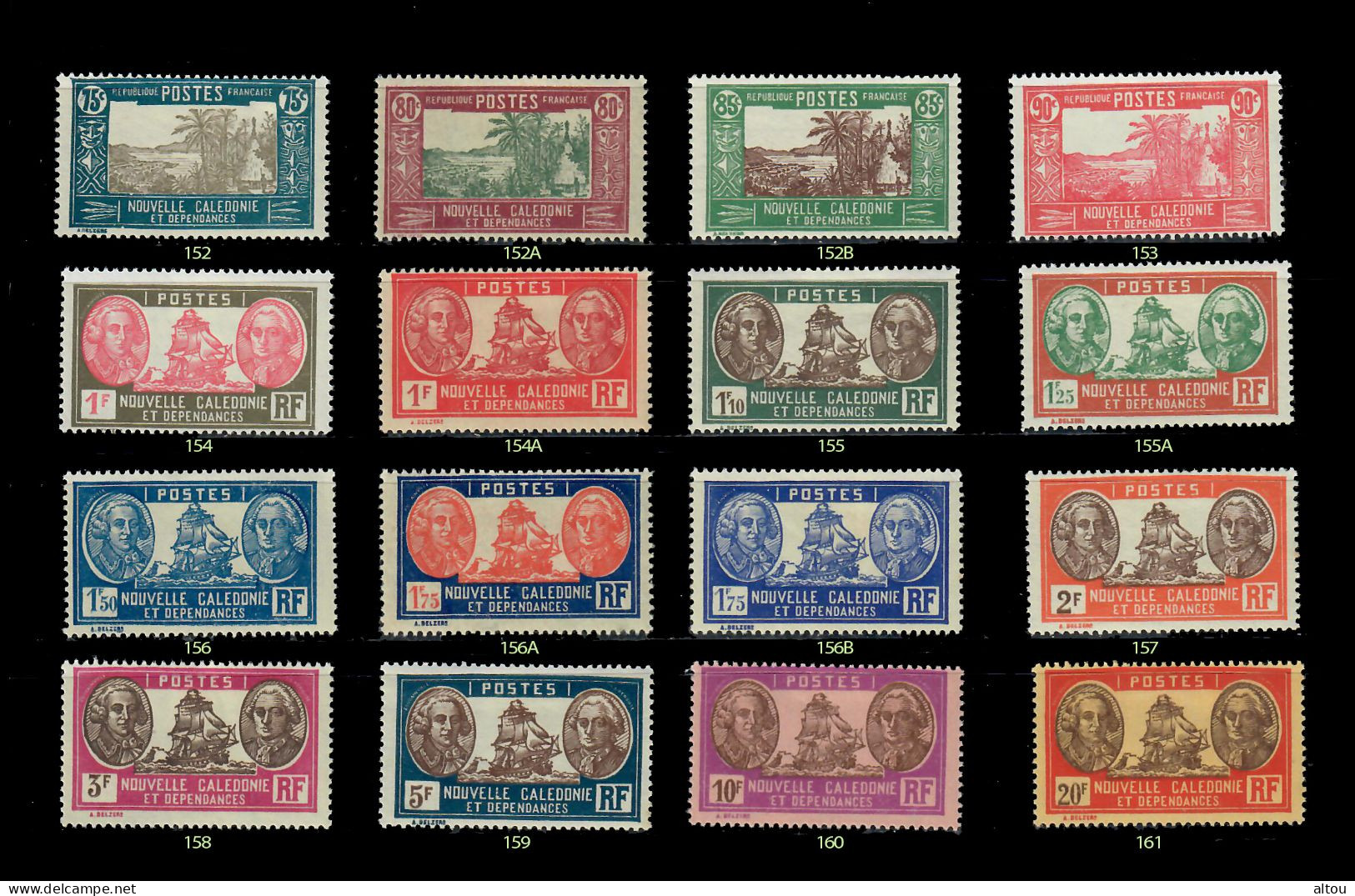 Nouvelle Calédonie 1928 - 1938 Série Complète De 32 Timbres * - Neufs