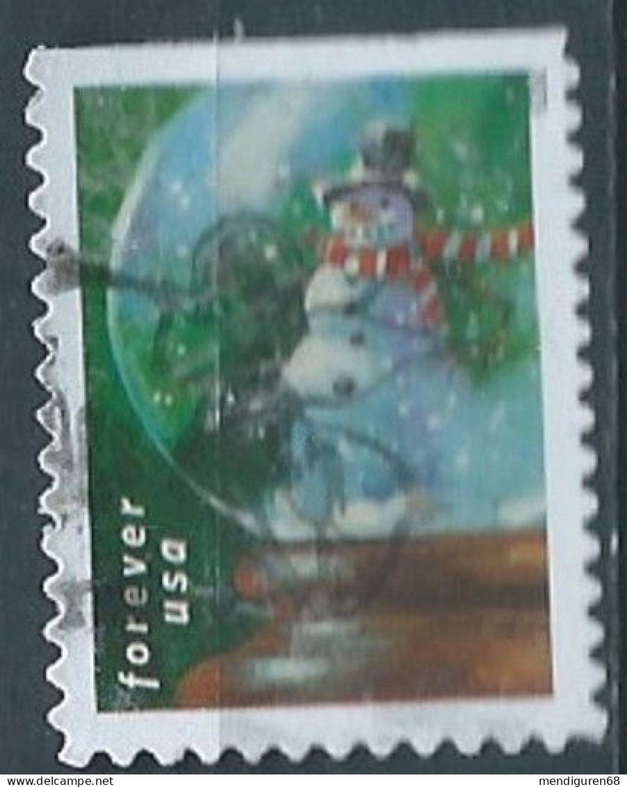 VEREINIGTE STAATEN ETATS UNIS USA 2023 CHRISTMAS SNOW GLOBES F USED SN 5816 - Used Stamps