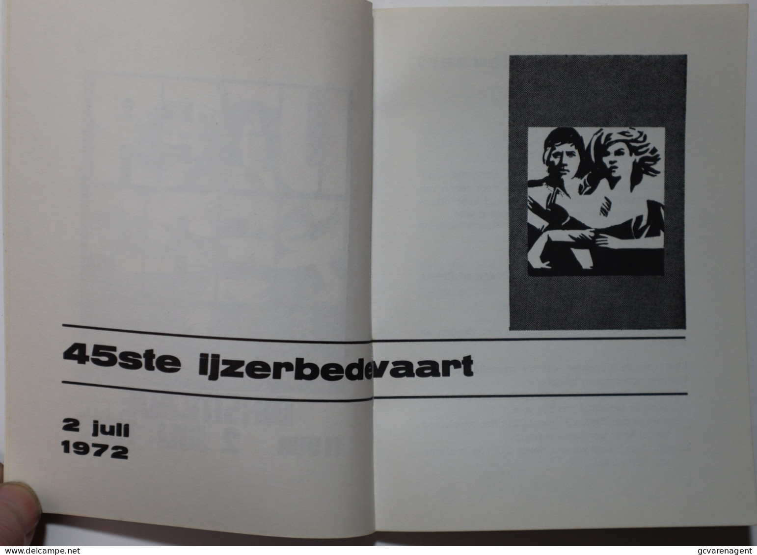 IJZERBEDEVAART  DIKSMUIDE 11 UUR  JULI 1972                  ZIE AFBEELDINGEN - Sonstige & Ohne Zuordnung