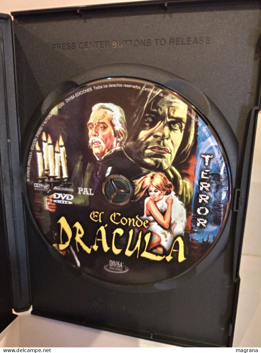 Película Dvd. El Conde Drácula. Jesús Franco. 1970. Christopher Lee, Klaus Kinski. Soledad Miranda, María Rohm Y Herbert - Horror