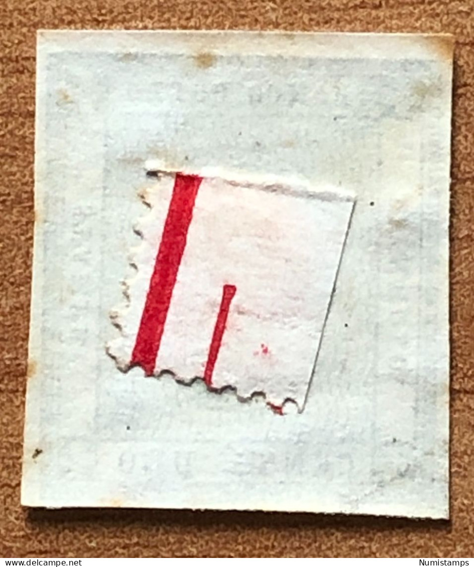 Kingdom Of Sardinia - 1861 - 1st C. - Raised Digit (*MH) - Sardinië