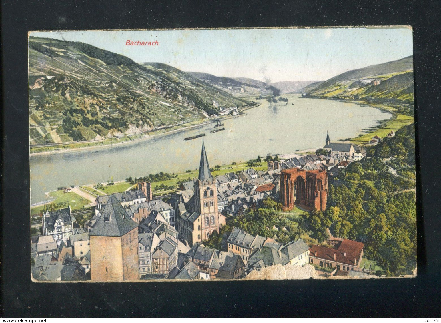 "BACHARACH" 1909, Color-AK (Litho) (L1120) - Bacharach