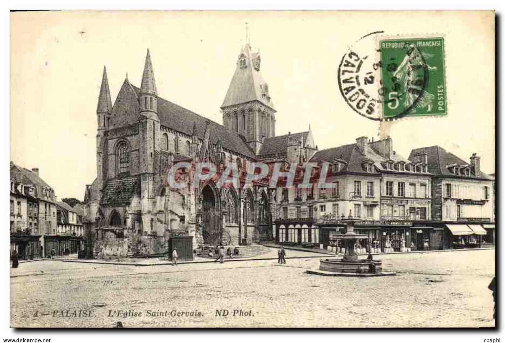 CPA Falaise Eglise Saint Gervais  - Falaise